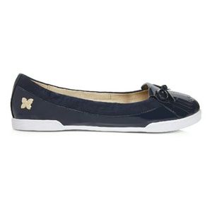 Navy patent flats by Butterfly Twist
